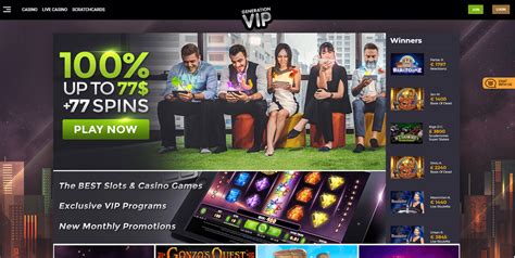 generation vip 카지노|Generation VIP Casino Review (2023) .
